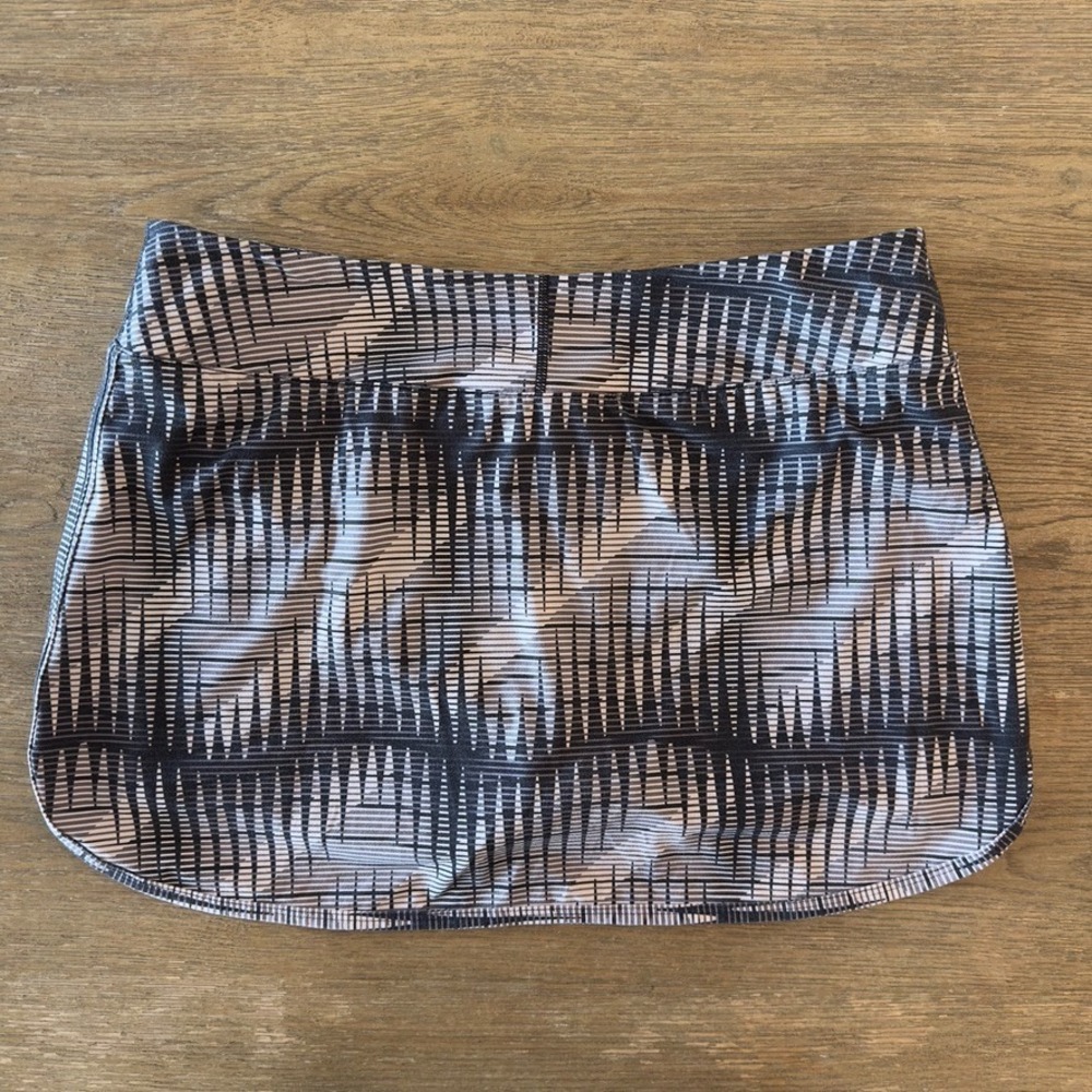 Nike Dri-FIT Court Print Pure Tennis‎ Skort-Pickleball Skirt-Crimson Tint-Size M